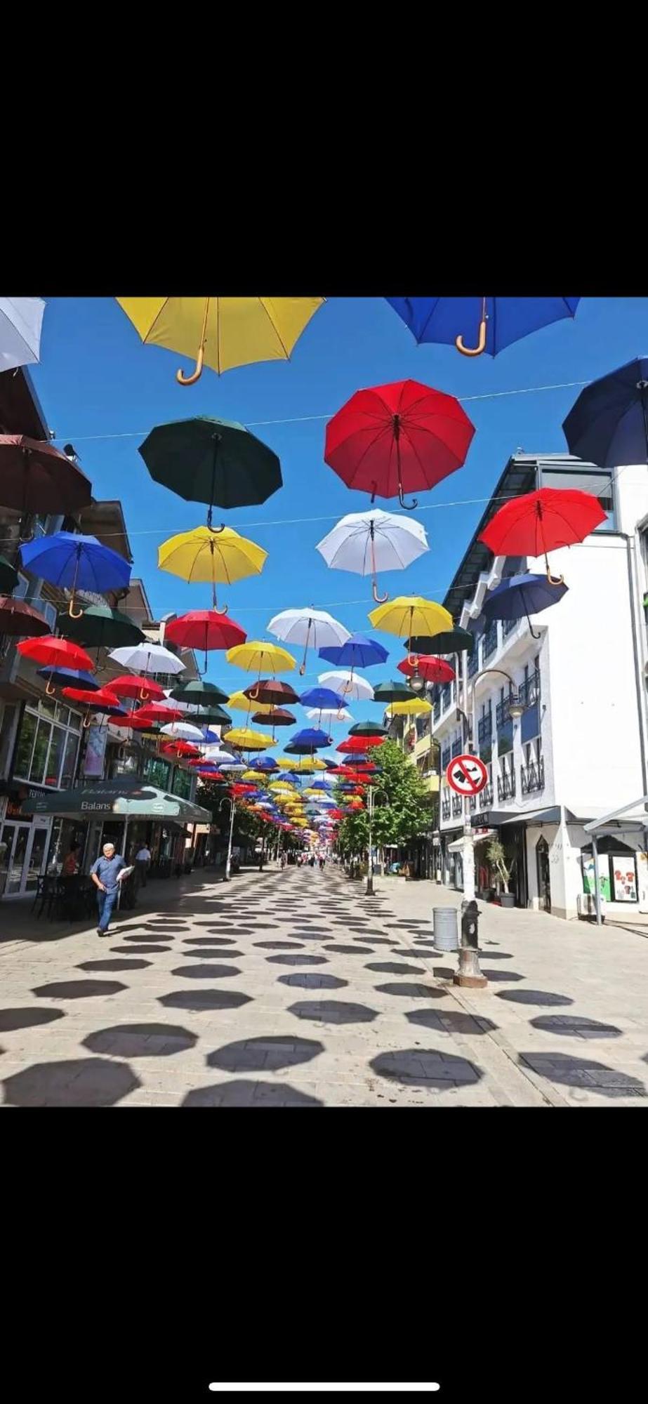 Vila Bolonja Struga Exteriör bild